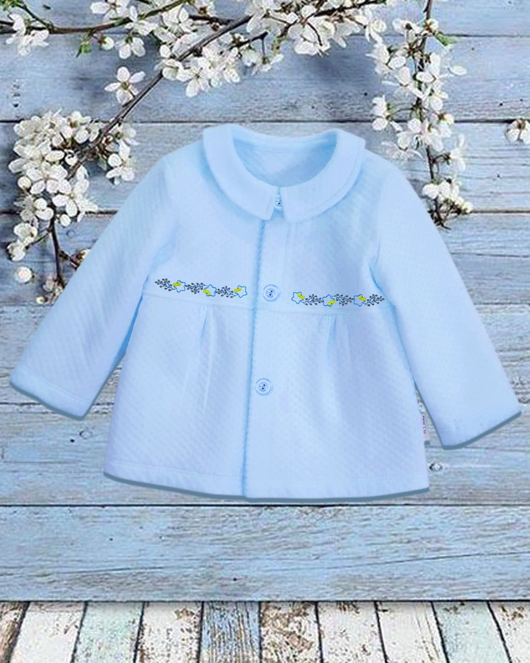 Áo khoác vải dệt bông bé gái BabyMommy - Màu ngẫu nhiên 3