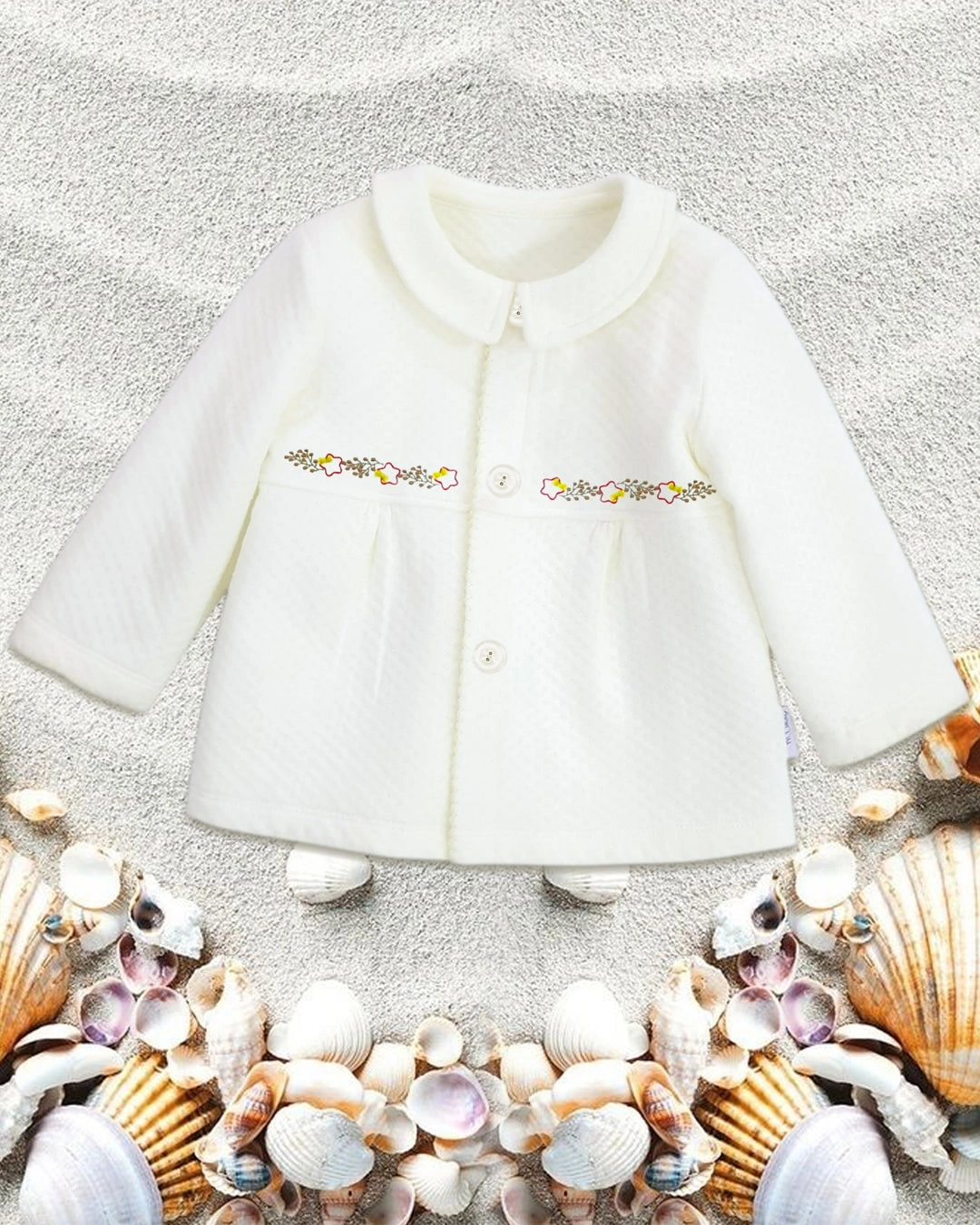 Áo khoác vải dệt bông bé gái BabyMommy - Màu ngẫu nhiên 5