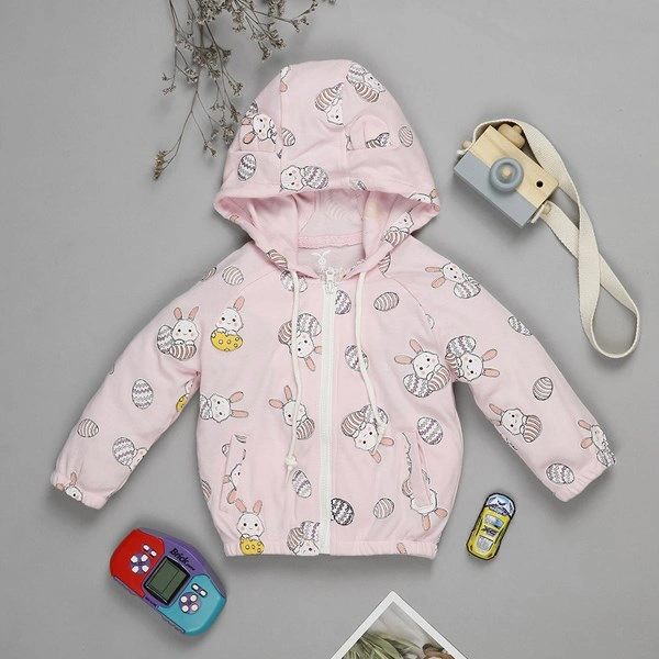 Áo khoác bé gái Rabity 92.962 màu hồng - Họa tiết ngẫu nhiên 1