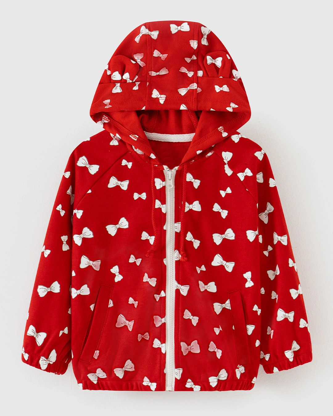Áo khoác bé gái Rabity 93.192 màu đỏ 2