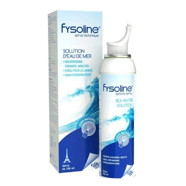 Nước muối vệ sinh mũi Fysoline isotonic spray 100 ml (Hộp chứa 1 bình xịt) 1