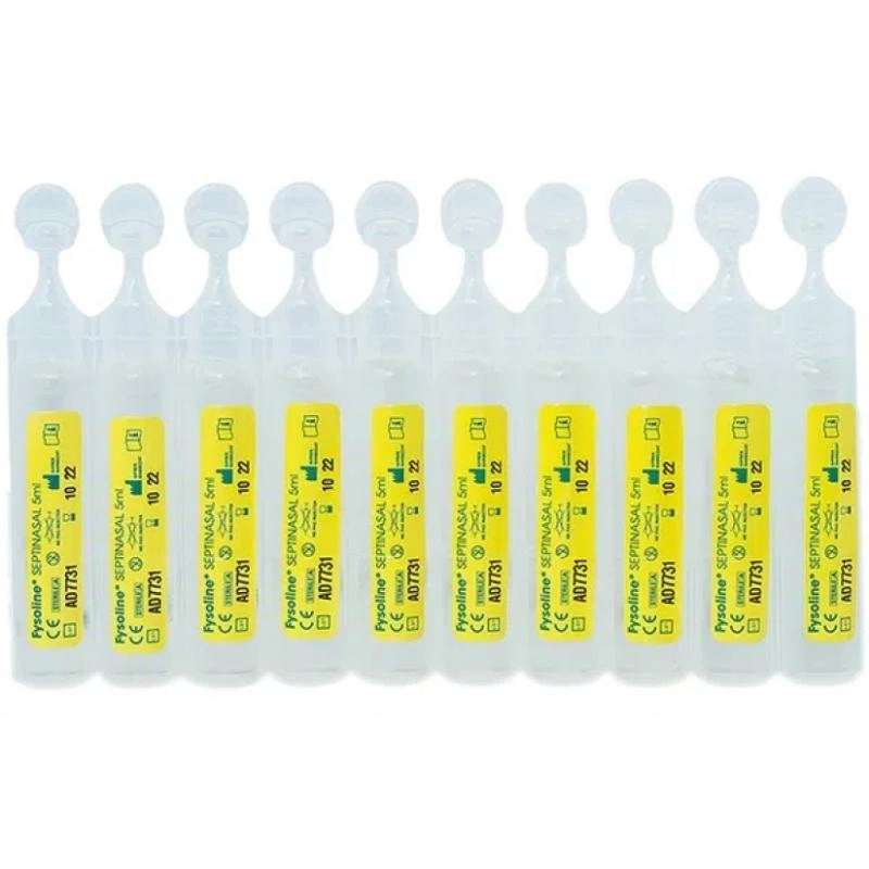 Nước muối sinh lý vệ sinh mắt mũi Fysoline 5 ml (Hộp 40 ống) 13