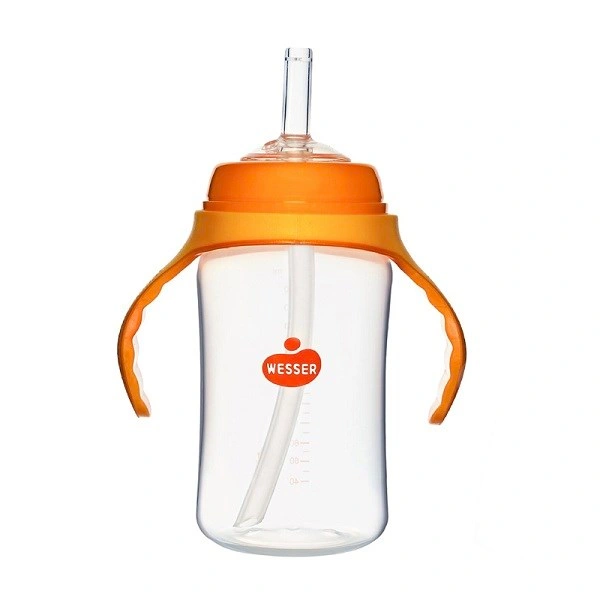 Bình tập uống Wesser 260 ml - Màu cam (từ 6 tháng) 1