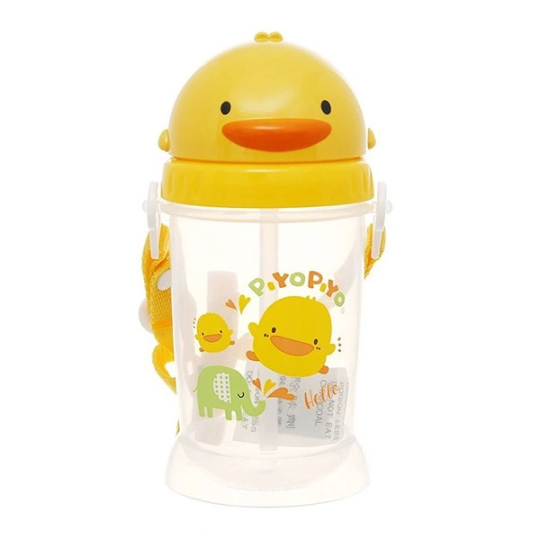 Bình tập uống nhựa PP PIYOPIYO PY830419 350 ml - Màu vàng (mọi độ tuổi) 1