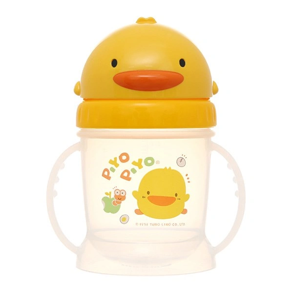 Bình tập uống nhựa PP PIYOPIYO PY830507 250 ml - Màu vàng (từ 6 tháng) 1