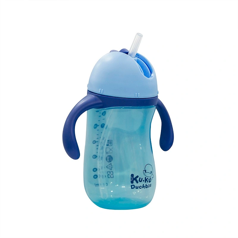 Bình tập uống KuKu KU5485 260 ml - Màu ngẫu nhiên (từ 6 tháng) 2