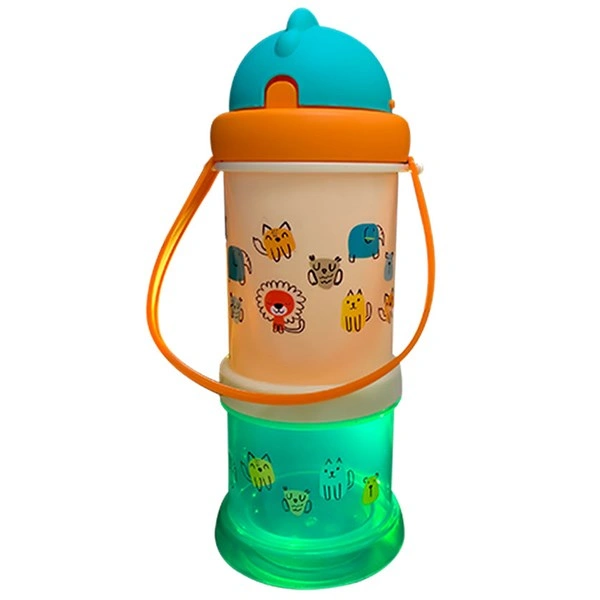 Bình tập uống nhựa PP AMI AM55418 300 ml + 150 ml - Màu ngẫu nhiên (từ 6 tháng) 1