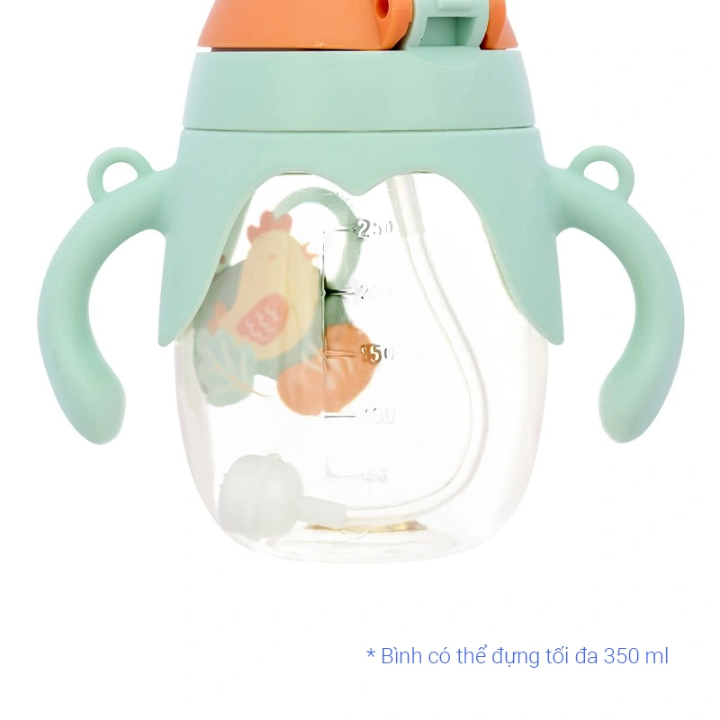 Bình tập uống TOP KIDS 350 ml - Màu ngẫu nhiên (từ 9 tháng) 13