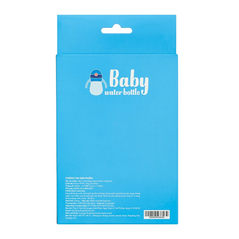 Bình tập uống TOP KIDS 350 ml - Màu ngẫu nhiên (từ 9 tháng) 3