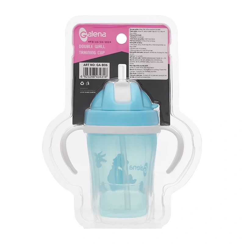 Bình tập uống Galena GA-B06 240 ml - Màu ngẫu nhiên (từ 1 tuổi) 3