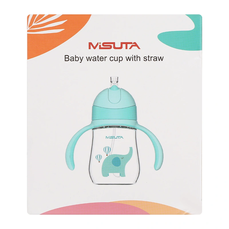 Bình tập uống Misuta 240 ml - Màu ngẫu nhiên (từ 6 tháng) 2