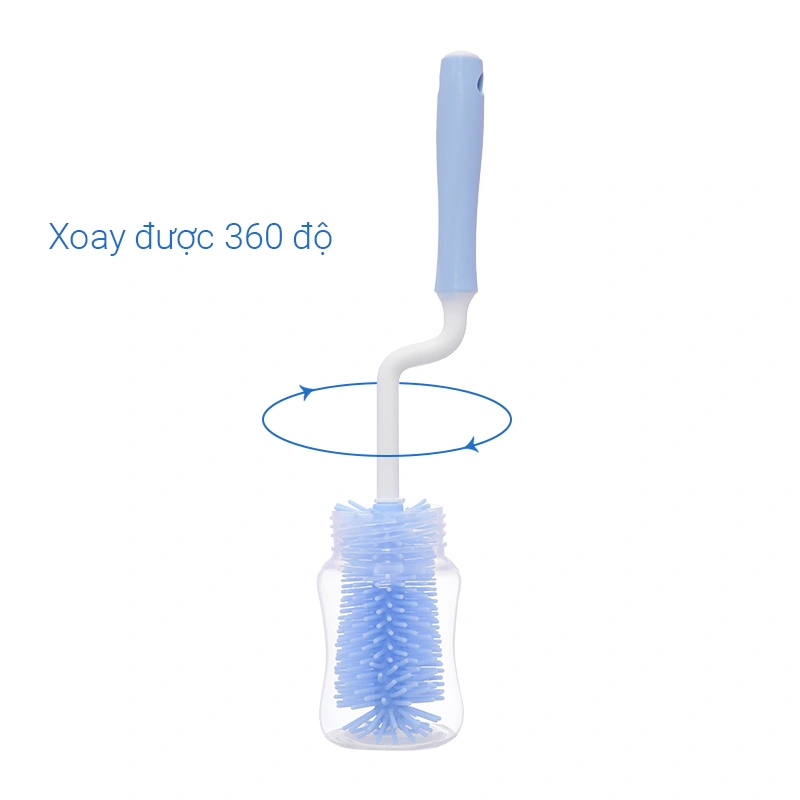 Cọ rửa bình sữa 3 chi tiết TOP KIDS 8