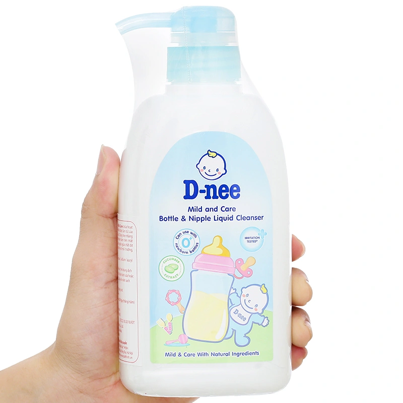 Nước rửa bình sữa D-nee chai 500 ml dịu nhẹ 5
