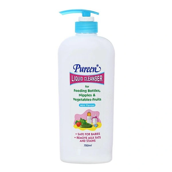 Nước rửa bình sữa Pureen chai 750 ml hương bạc hà 1