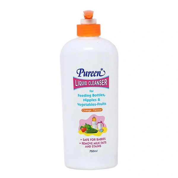 Nước rửa bình sữa Pureen chai 750 ml hương bạc hà 3