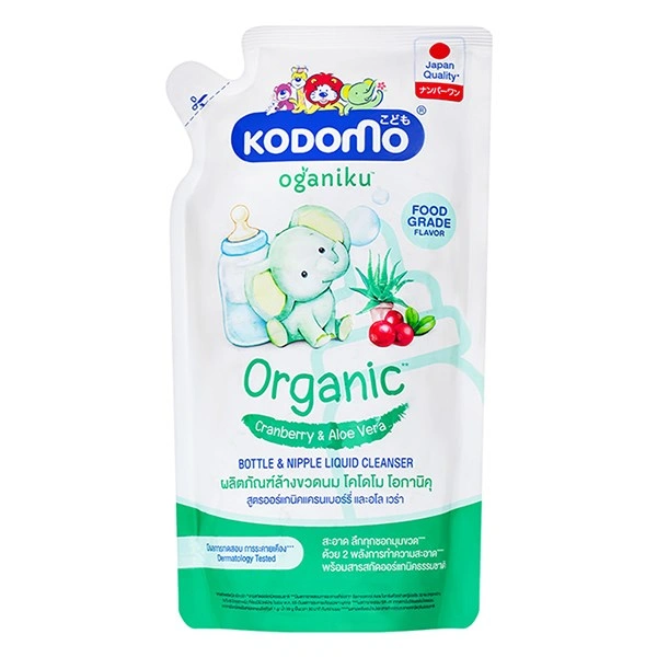 Túi dung dịch làm sạch đồ dùng Kodomo