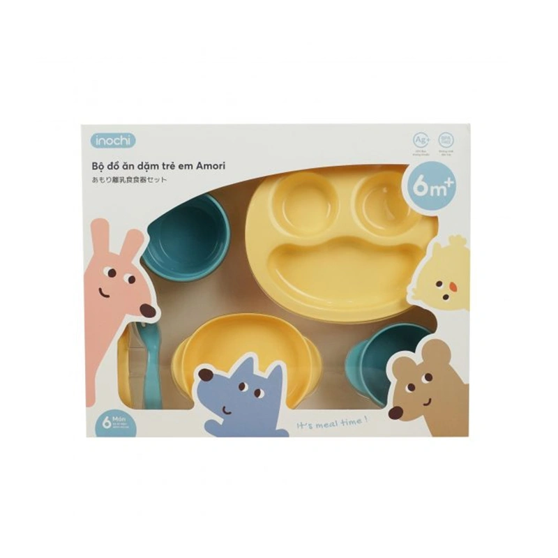 Bộ đồ ăn dặm Inochi Amori HIN.BOAD.AMOR - Màu ngẫu nhiên 2