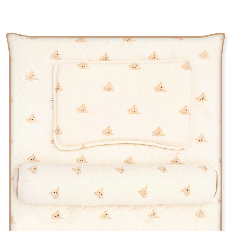 Combo 3 món (2 gối + 1 nệm gấp gọn) Bessla cho bé đến trường - Hình thú (1 - 3 tuổi) 18