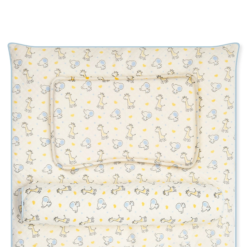 Combo 3 món (2 gối + 1 nệm gấp gọn) Bessla cho bé đến trường - Hình thú (1 - 3 tuổi) 3