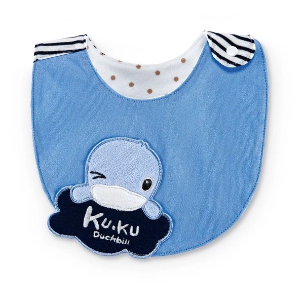 Yếm ăn cho bé cotton KuKu KU2233 - Màu ngẫu nhiên (từ 0 tháng) 1