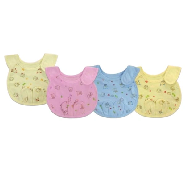 Yếm ăn cho bé tai thỏ cotton BabyMommy - Màu ngẫu nhiên (1 - 12 tháng) 1