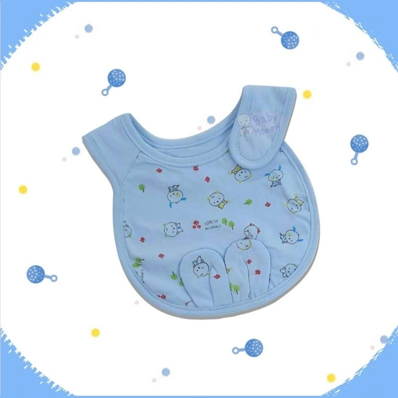 Yếm ăn cho bé tai thỏ cotton BabyMommy - Màu ngẫu nhiên (1 - 12 tháng) 6