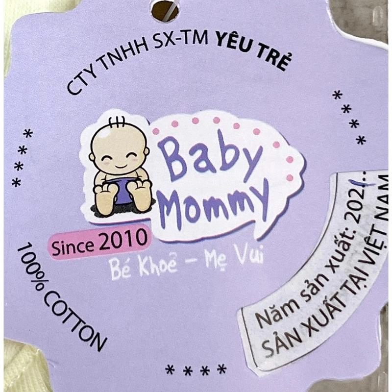 Yếm ăn cho bé tai thỏ cotton BabyMommy - Màu ngẫu nhiên (1 - 12 tháng) 9