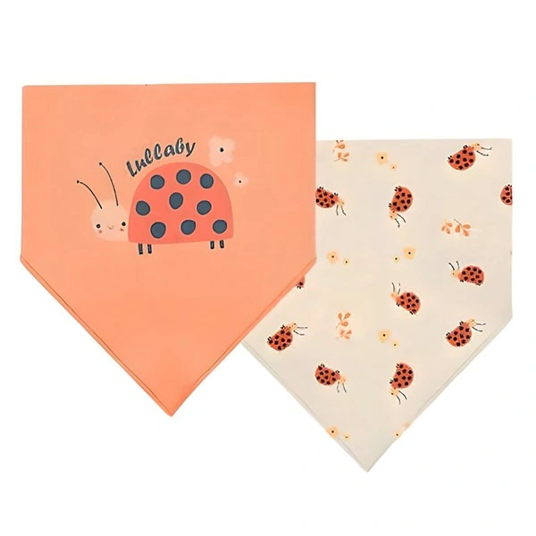 Bộ 2 yếm thời trang cotton Lullaby NH679P - Màu xanh trắng (0 - 6 tháng) 3