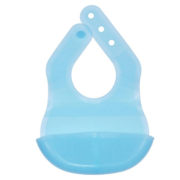 Yếm ăn cho bé silicone Pamama P0102BU - Màu xanh (từ 6 tháng) 1