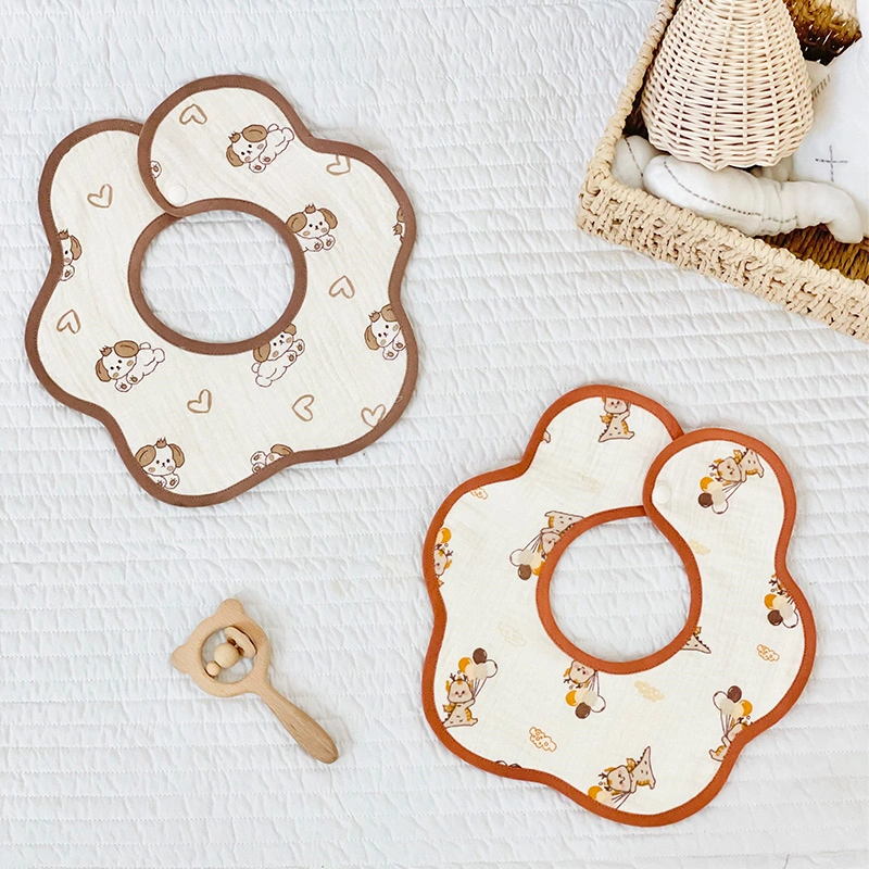 Bộ 2 yếm ăn cho bé hình vuông cotton Bessla (0 - 36 tháng) 10