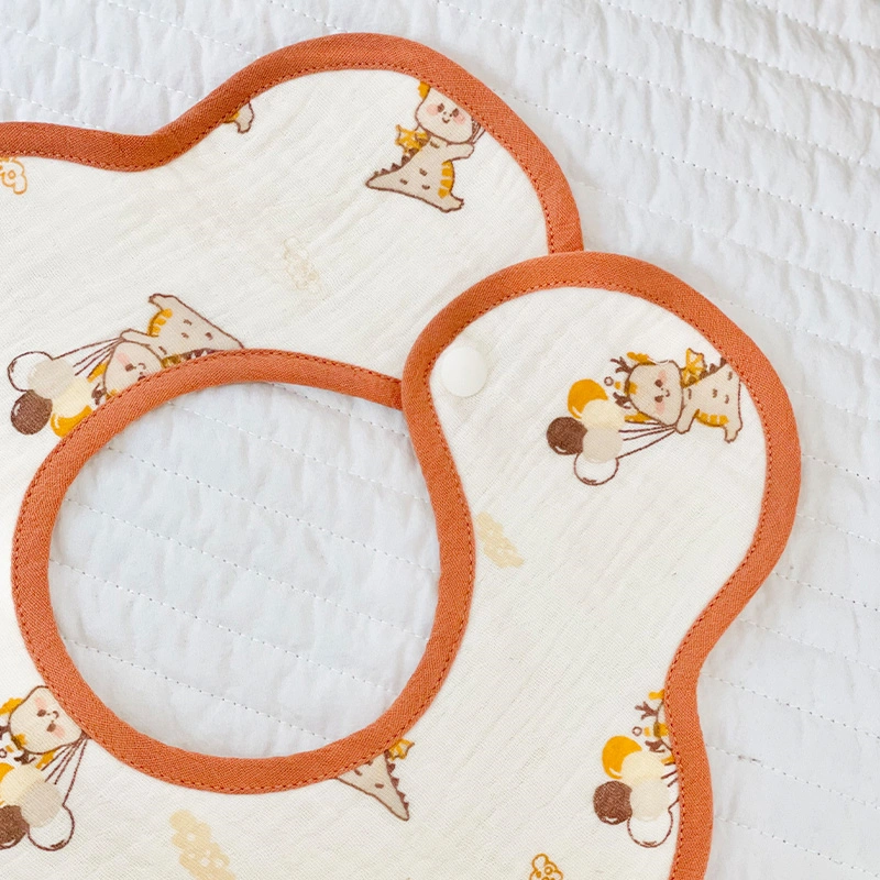 Bộ 2 yếm ăn cho bé hình vuông cotton Bessla (0 - 36 tháng) 13