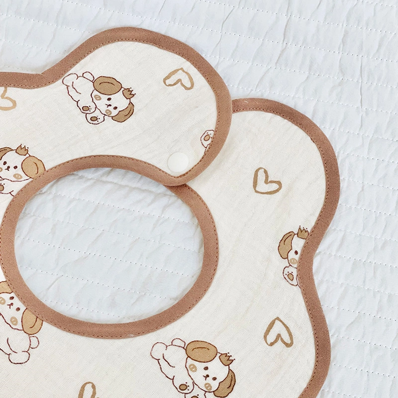 Bộ 2 yếm ăn cho bé hình vuông cotton Bessla (0 - 36 tháng) 16