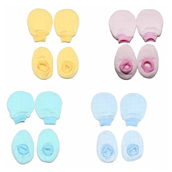 Bộ bao tay, bao chân BabyMommy VDB - Màu ngẫu nhiên (0 - 3 tháng) 1