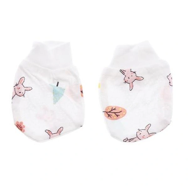 Bao tay có cổ Lullaby NH662P màu trắng (0 - 6 tháng) 3
