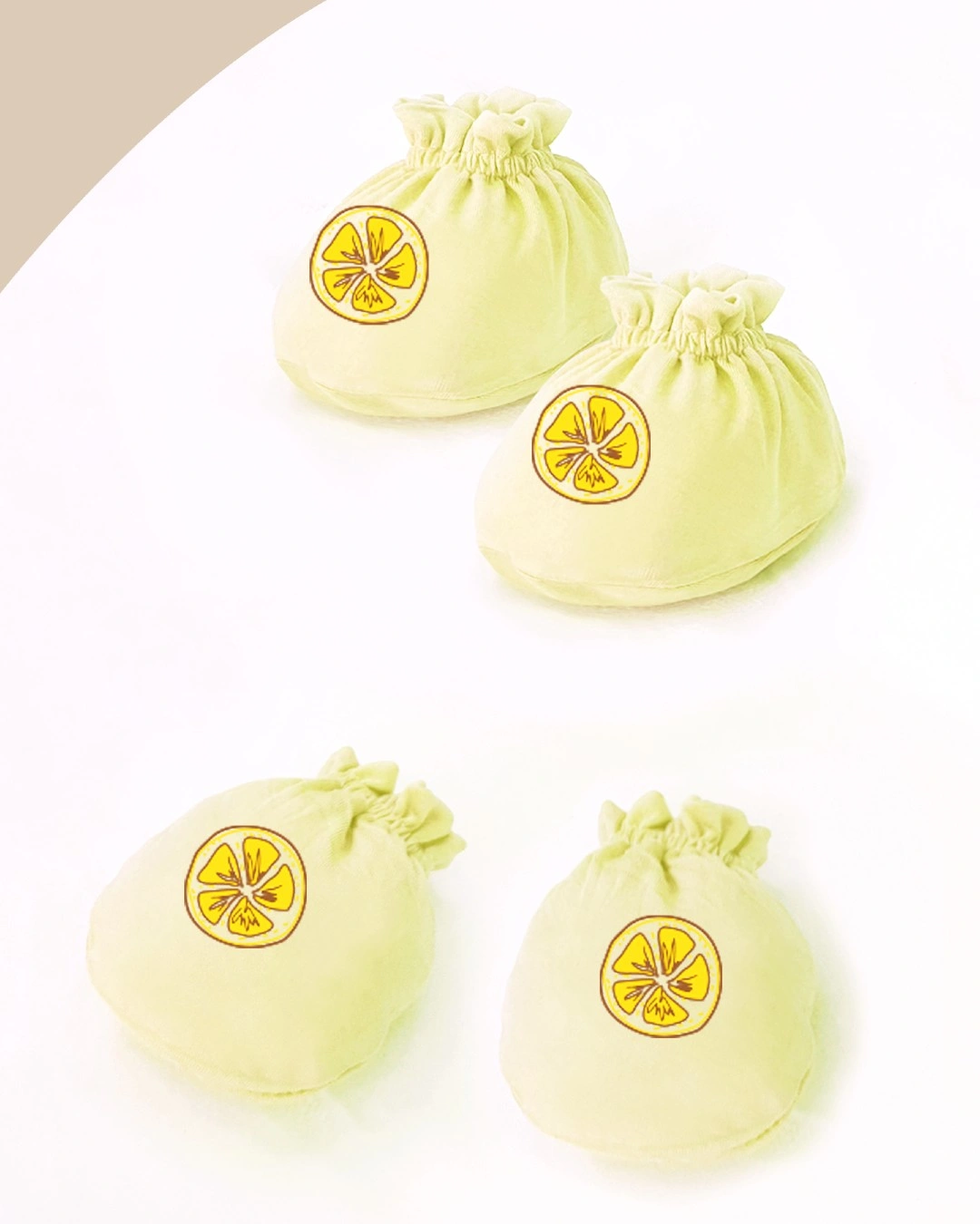 Bộ bao tay, bao chân in trái cây BabyMommy - Màu ngẫu nhiên (0 - 3 tháng) 3