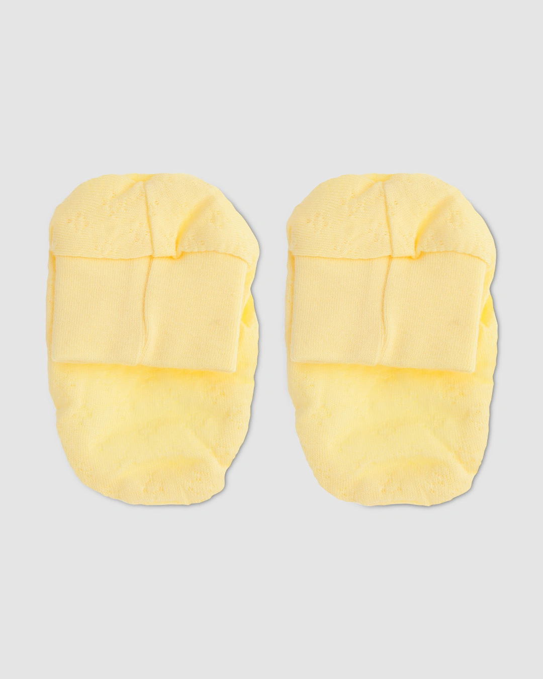 Bao chân có cổ Lullaby màu vàng (0 - 3 tháng) 4