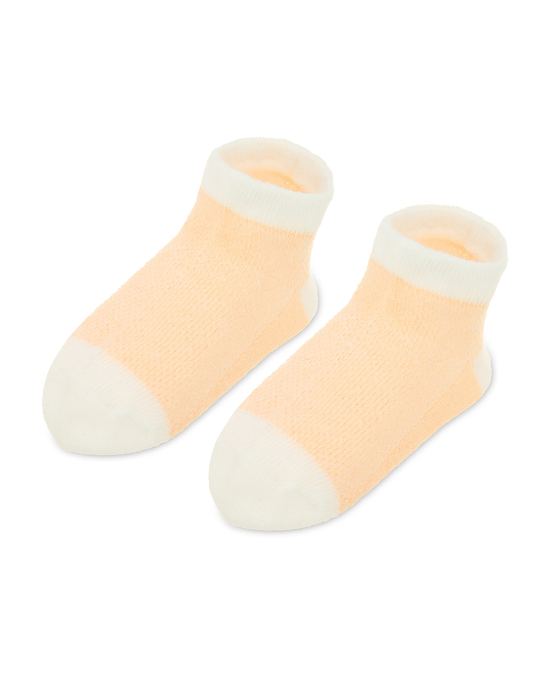 Set 5 đôi tất sơ sinh Á Châu màu hồng phấn - trắng - xanh (1 - 2 tuổi) 14