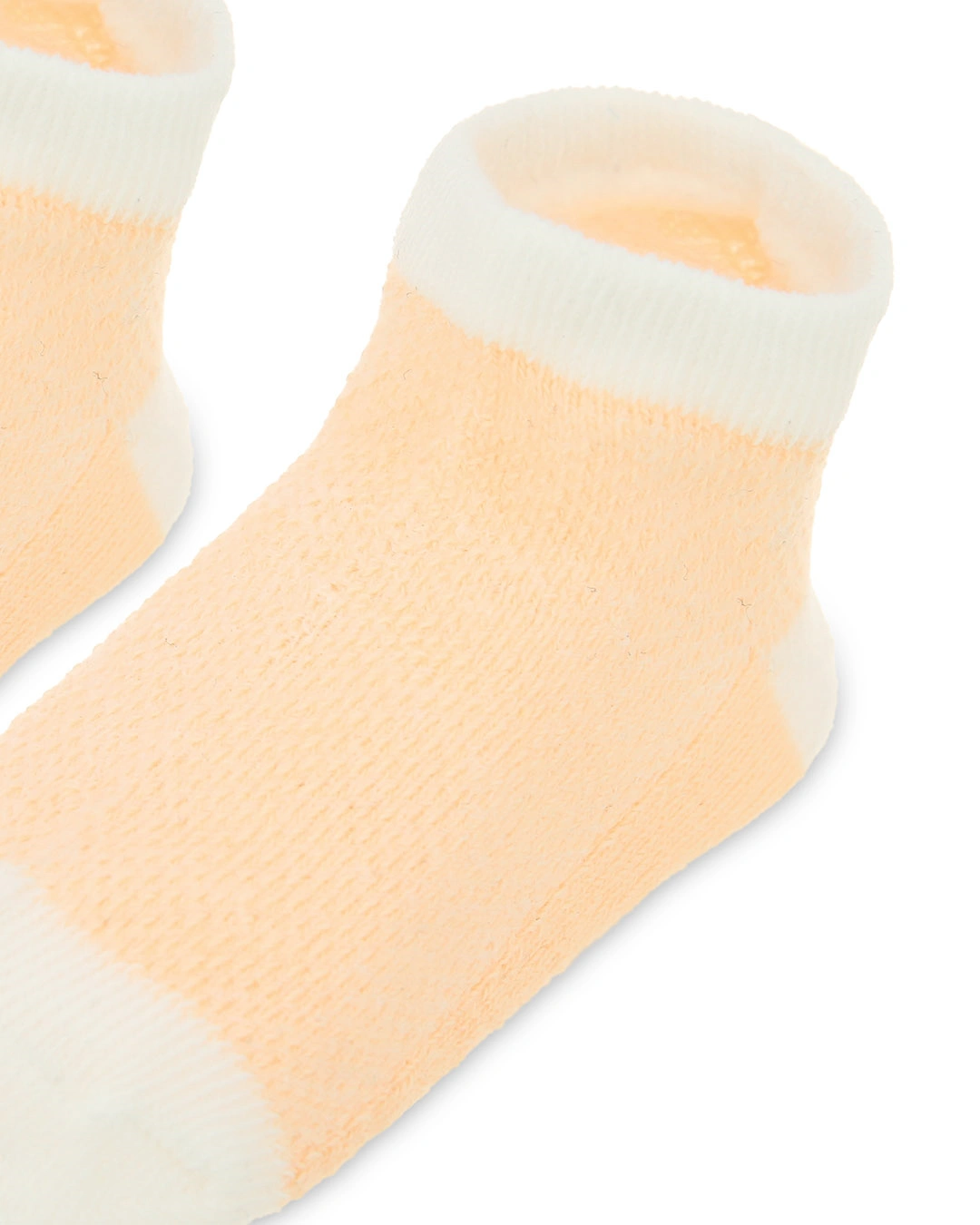 Set 5 đôi tất sơ sinh Á Châu màu hồng phấn - trắng - xanh (1 - 2 tuổi) 15