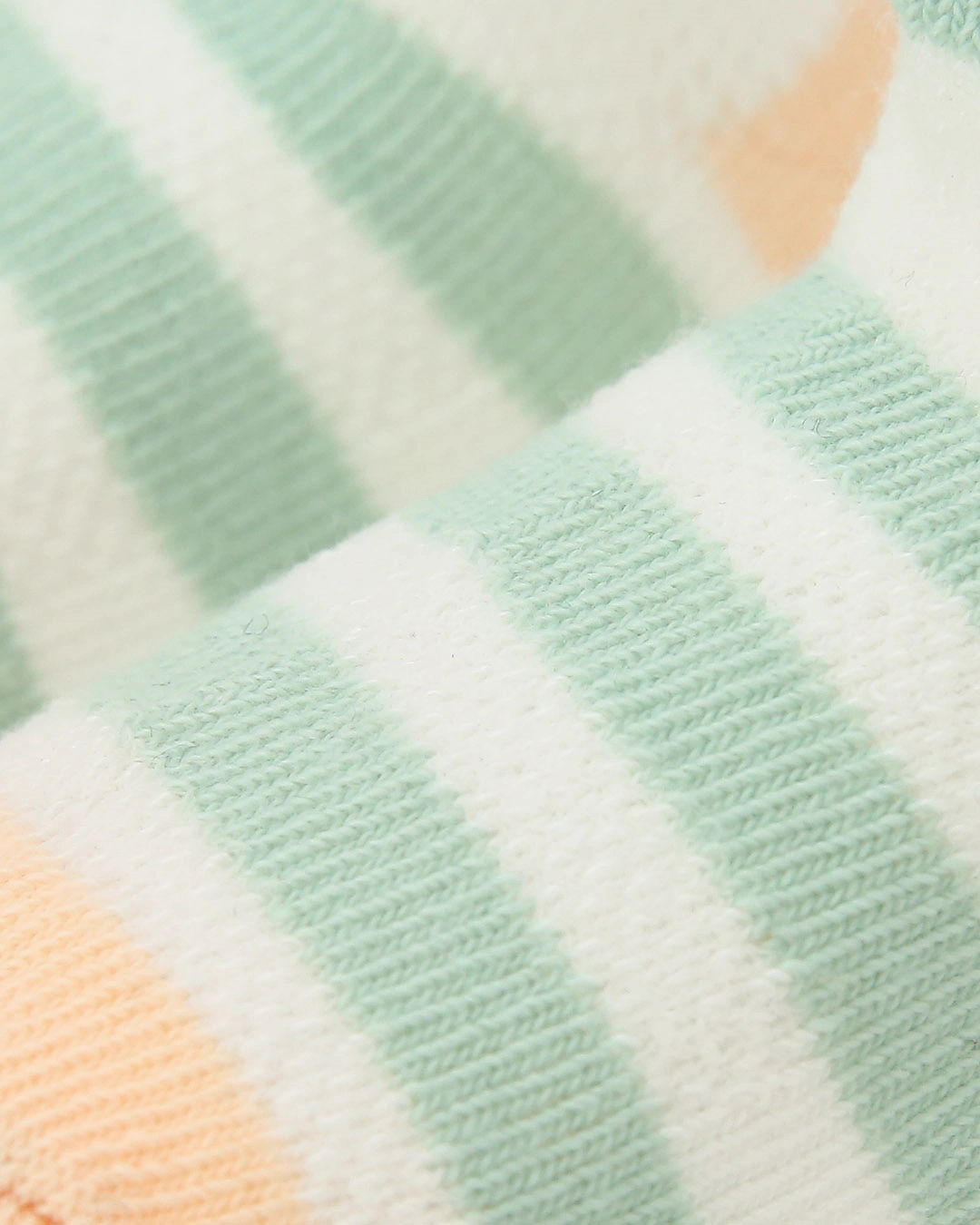 Set 5 đôi tất sơ sinh Á Châu màu hồng phấn - trắng - xanh (1 - 2 tuổi) 6