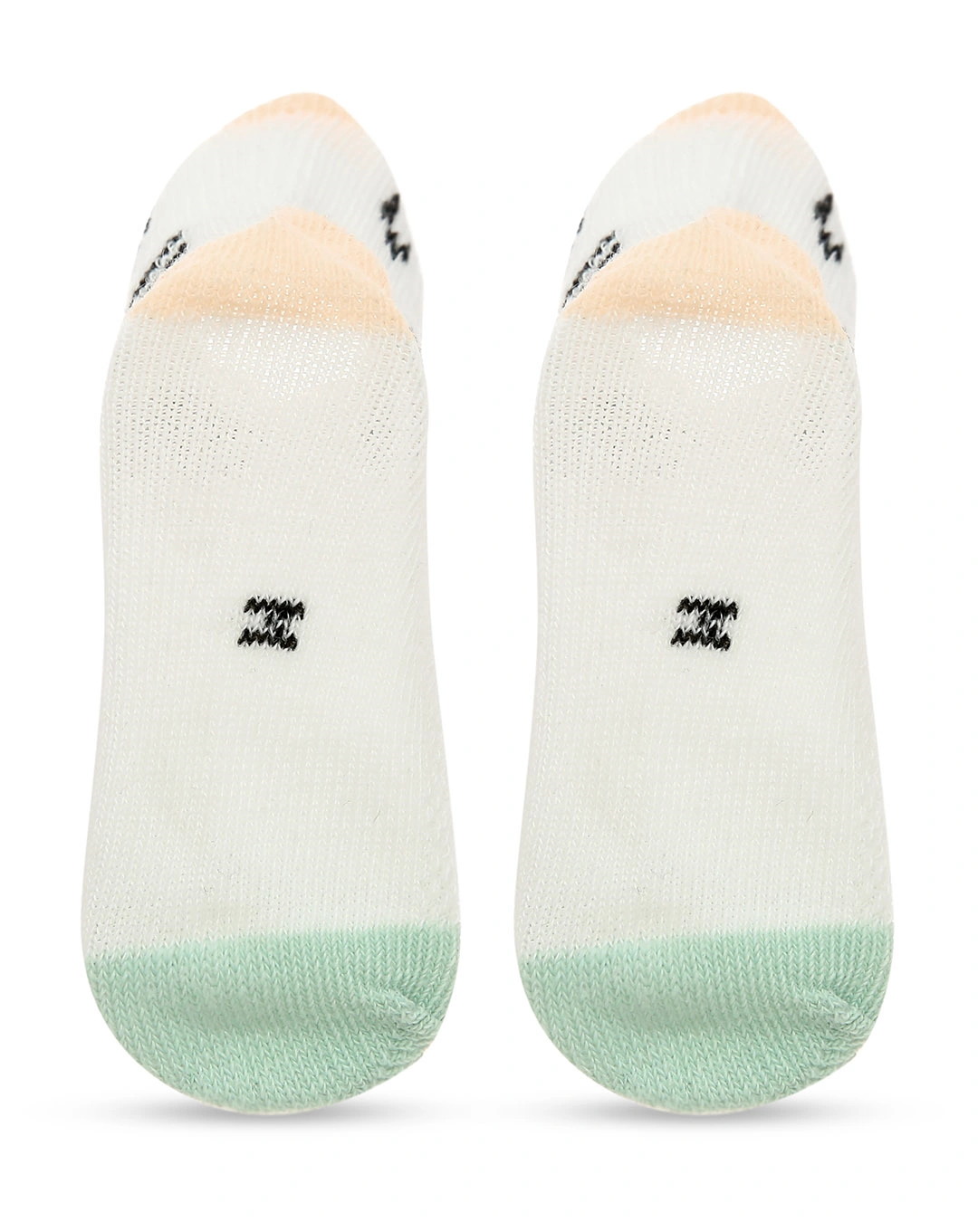 Set 5 đôi tất sơ sinh Á Châu màu hồng phấn - trắng - xanh (1 - 2 tuổi) 8