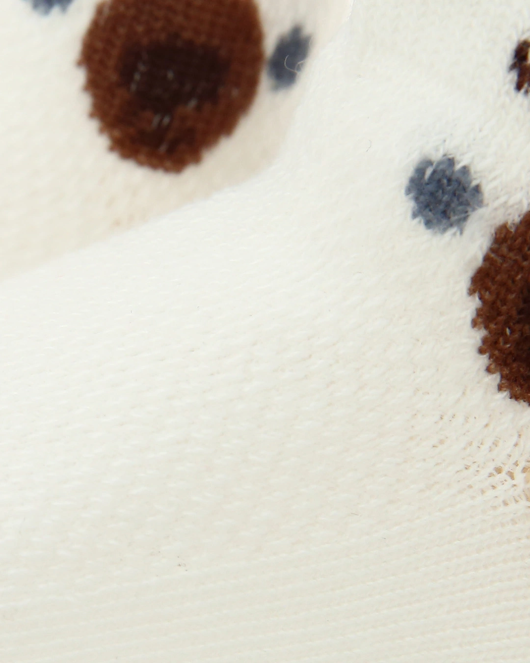 Set 5 đôi tất sơ sinh Á Châu màu nâu - trắng - xanh (1 - 2 tuổi) 16