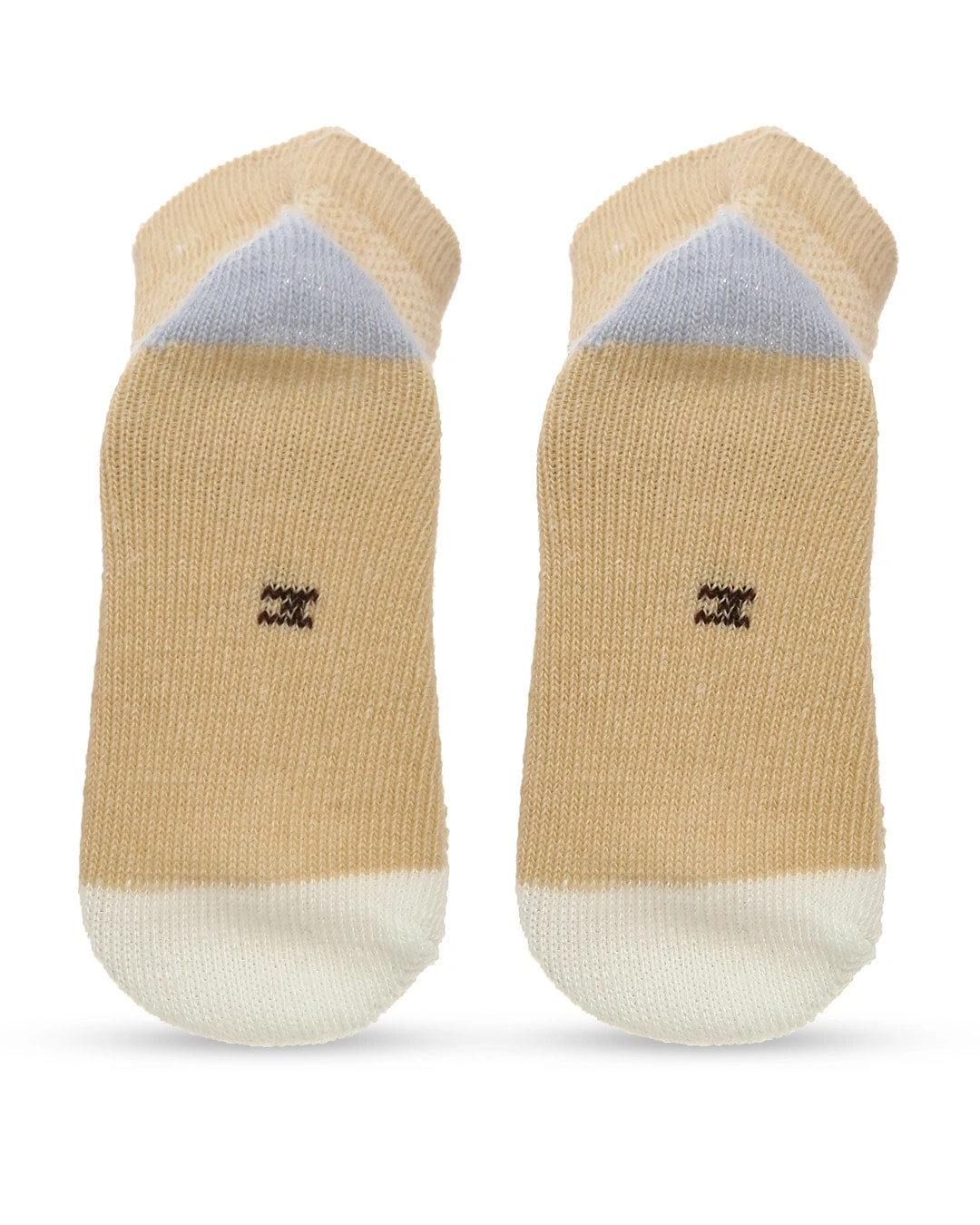 Set 5 đôi tất sơ sinh Á Châu màu nâu - trắng - xanh (1 - 2 tuổi) 18