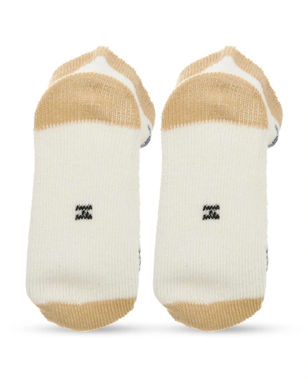 Set 5 đôi tất sơ sinh Á Châu màu nâu - trắng - xanh (1 - 2 tuổi) 3