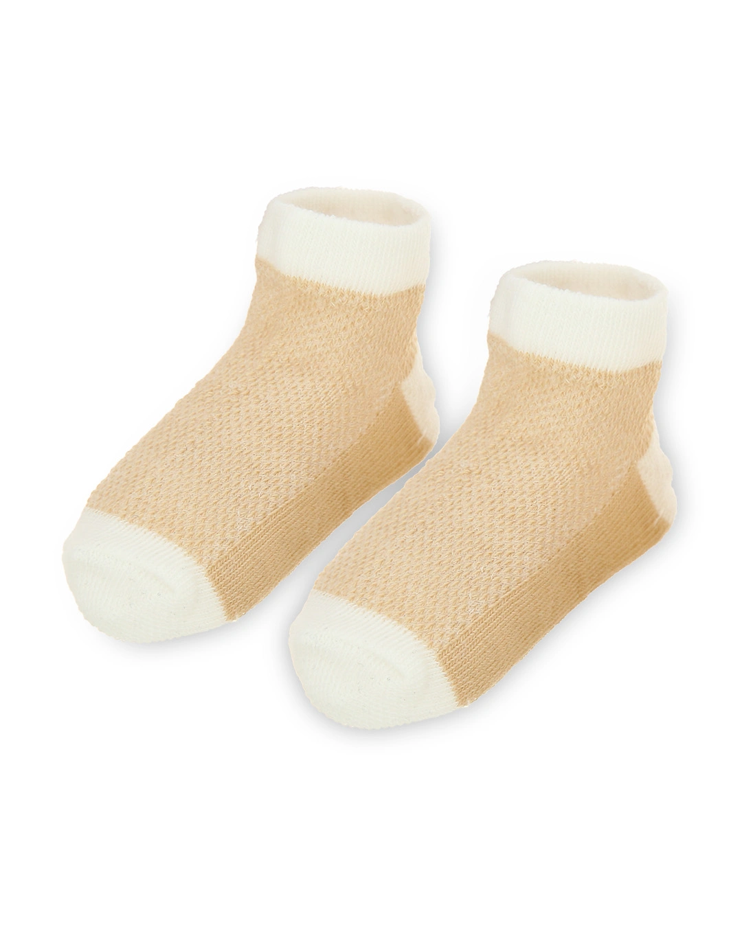 Set 5 đôi tất sơ sinh Á Châu màu nâu - trắng - xanh (1 - 2 tuổi) 24