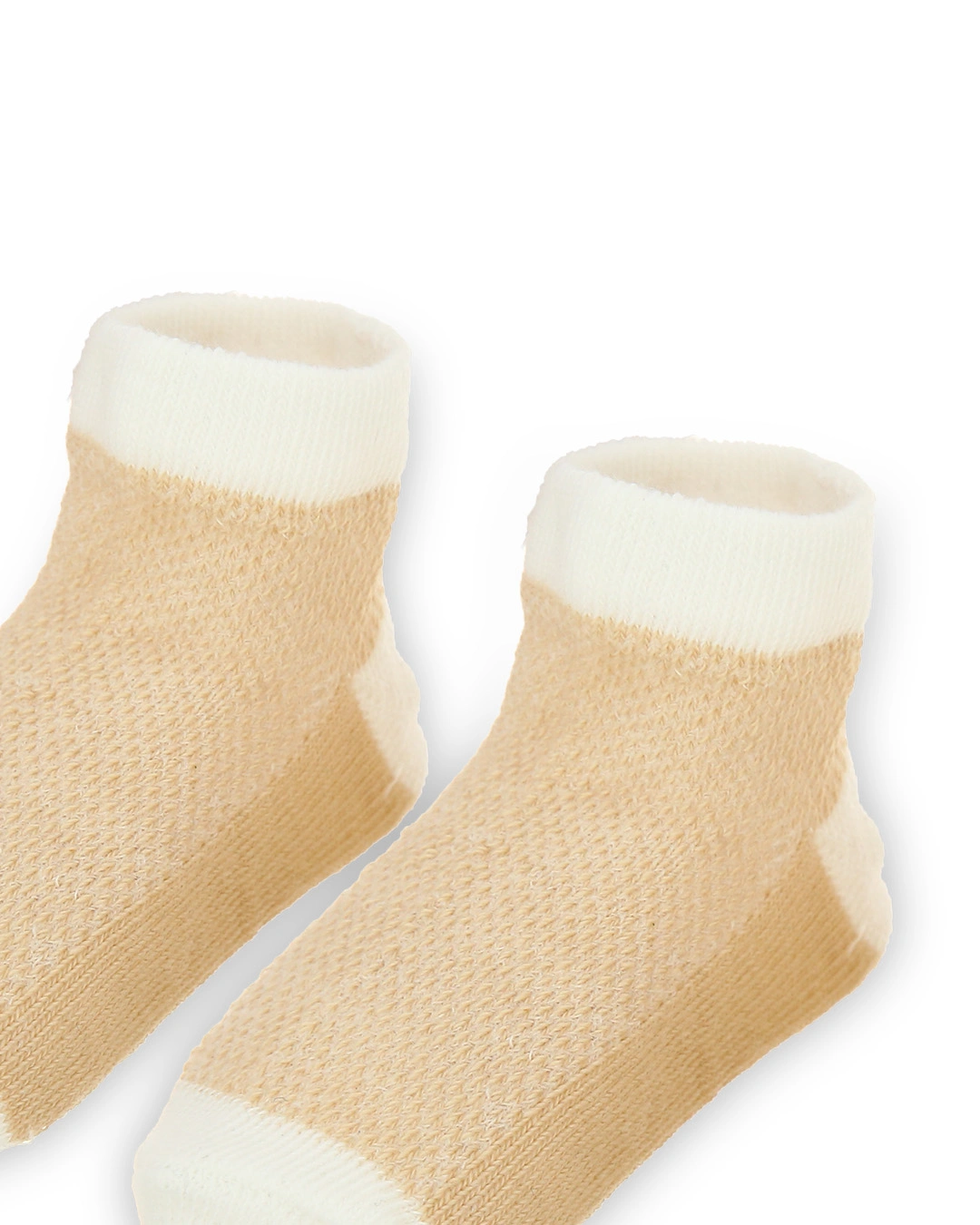 Set 5 đôi tất sơ sinh Á Châu màu nâu - trắng - xanh (1 - 2 tuổi) 25