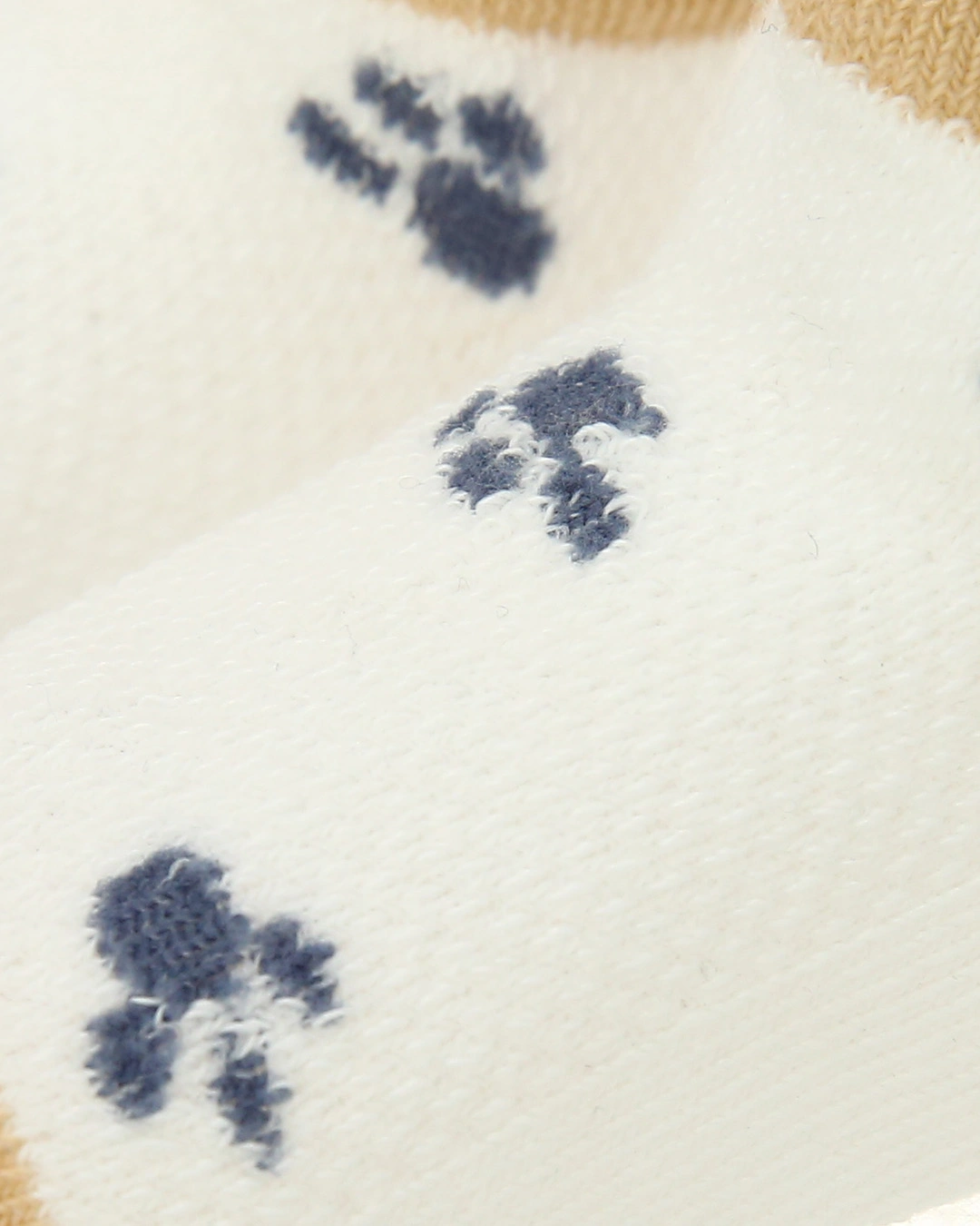 Set 5 đôi tất sơ sinh Á Châu màu nâu - trắng - xanh (1 - 2 tuổi) 6