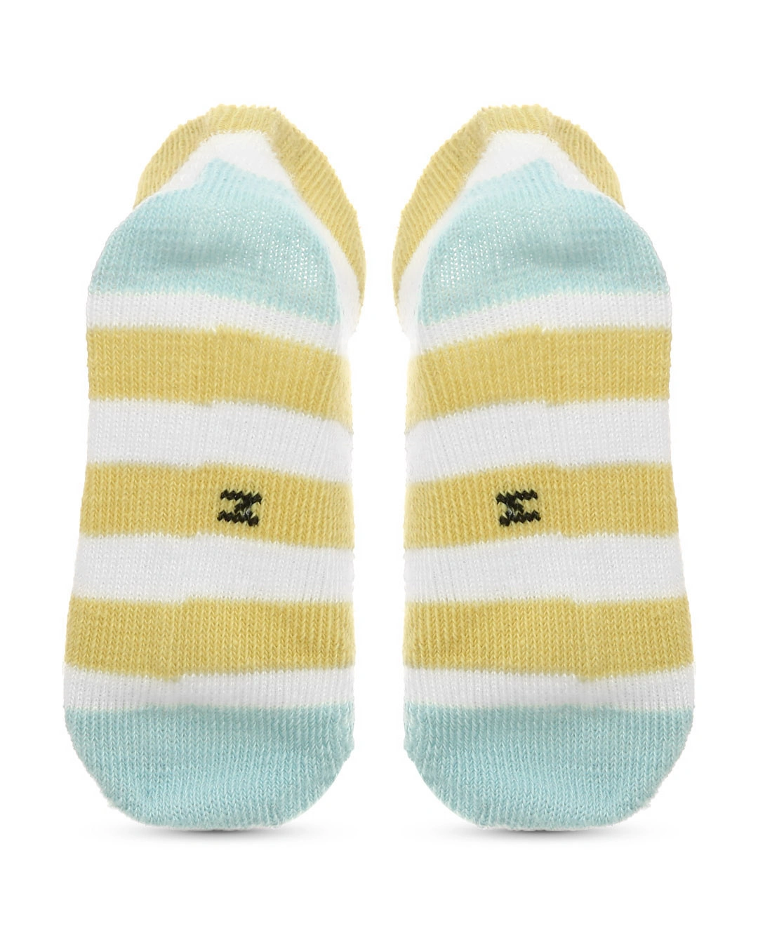 Set 5 đôi tất sơ sinh Á Châu màu xanh dương - trắng - vàng (1 - 2 tuổi) 23