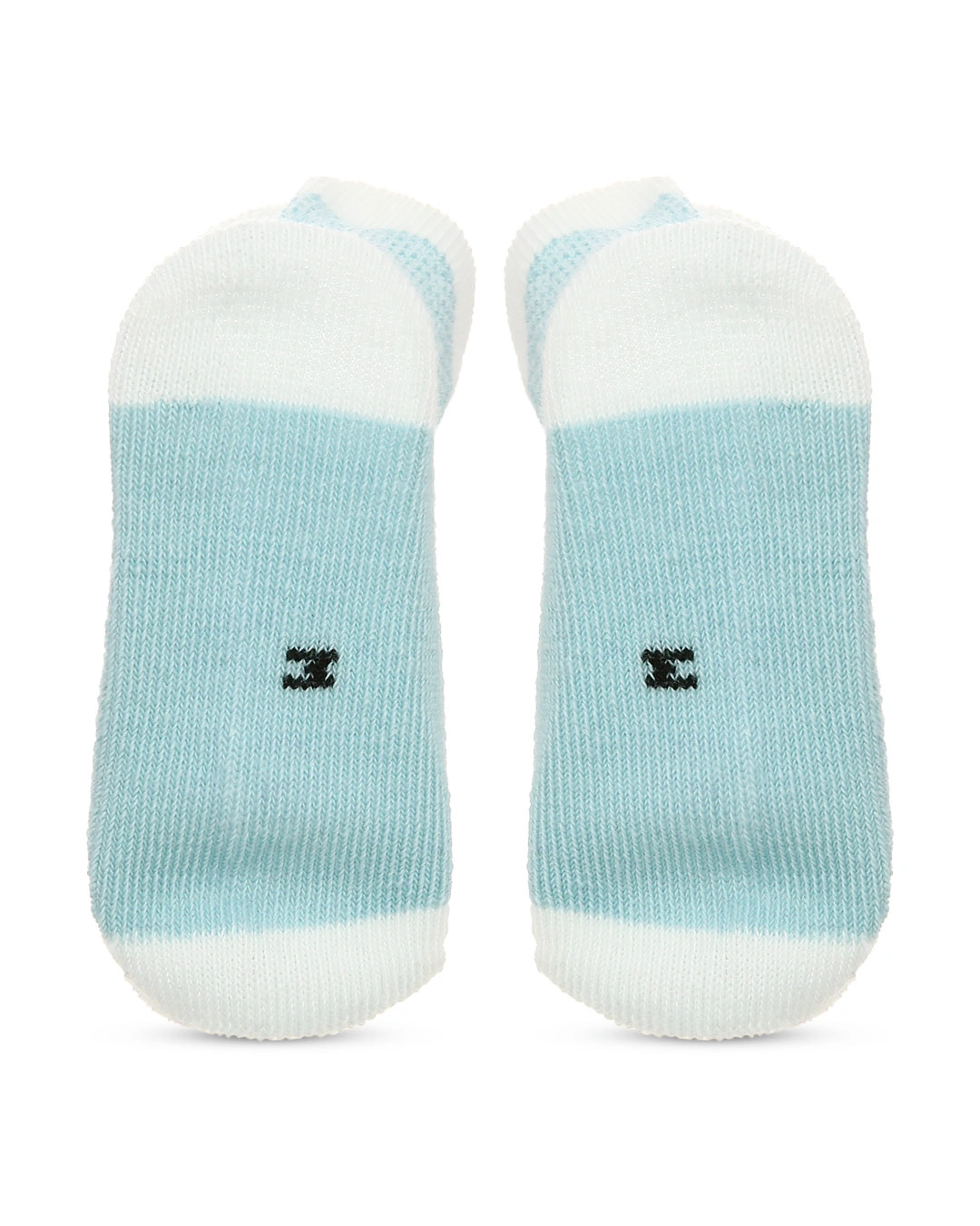 Set 5 đôi tất sơ sinh Á Châu màu xanh dương - trắng - vàng (1 - 2 tuổi) 7