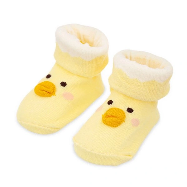 Tất sơ sinh Á Châu AC11 màu vàng - Họa tiết ngẫu nhiên (0 - 3 tháng) 1