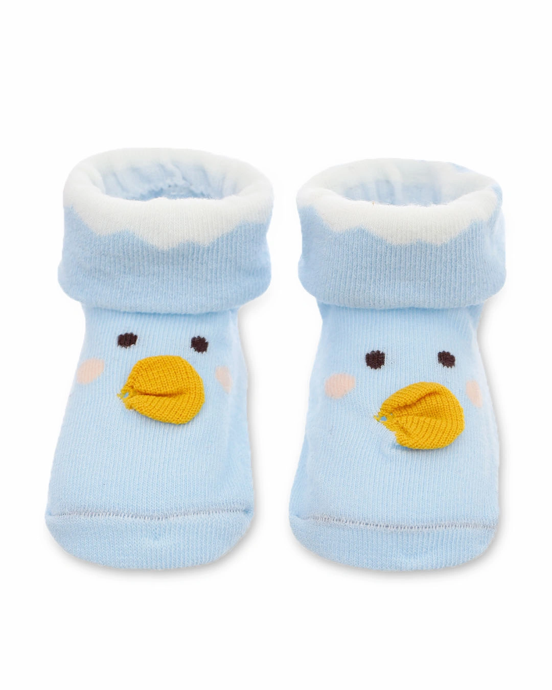 Tất sơ sinh Á Châu AC11 màu xanh - Họa tiết ngẫu nhiên (0 - 3 tháng) 2